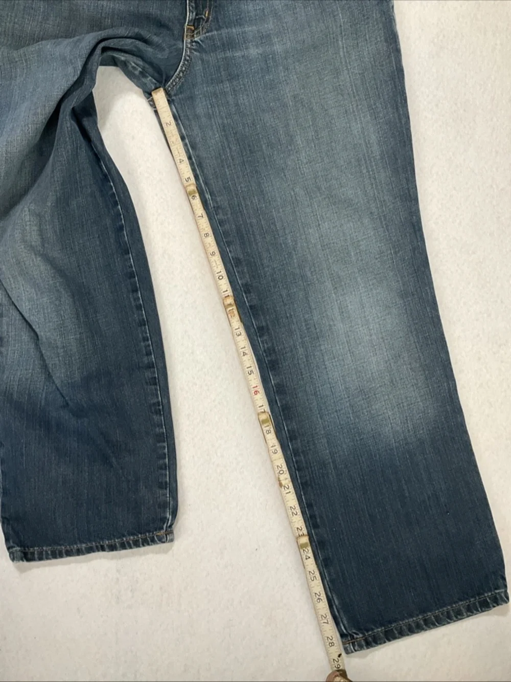 Polo Ralph Lauren Saturday Jean Womens Blue Cotton Straight Leg Denim Size 14
